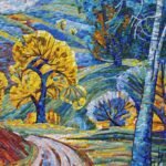 بلاط موزايك زجاجي 30×30 سم – لوح